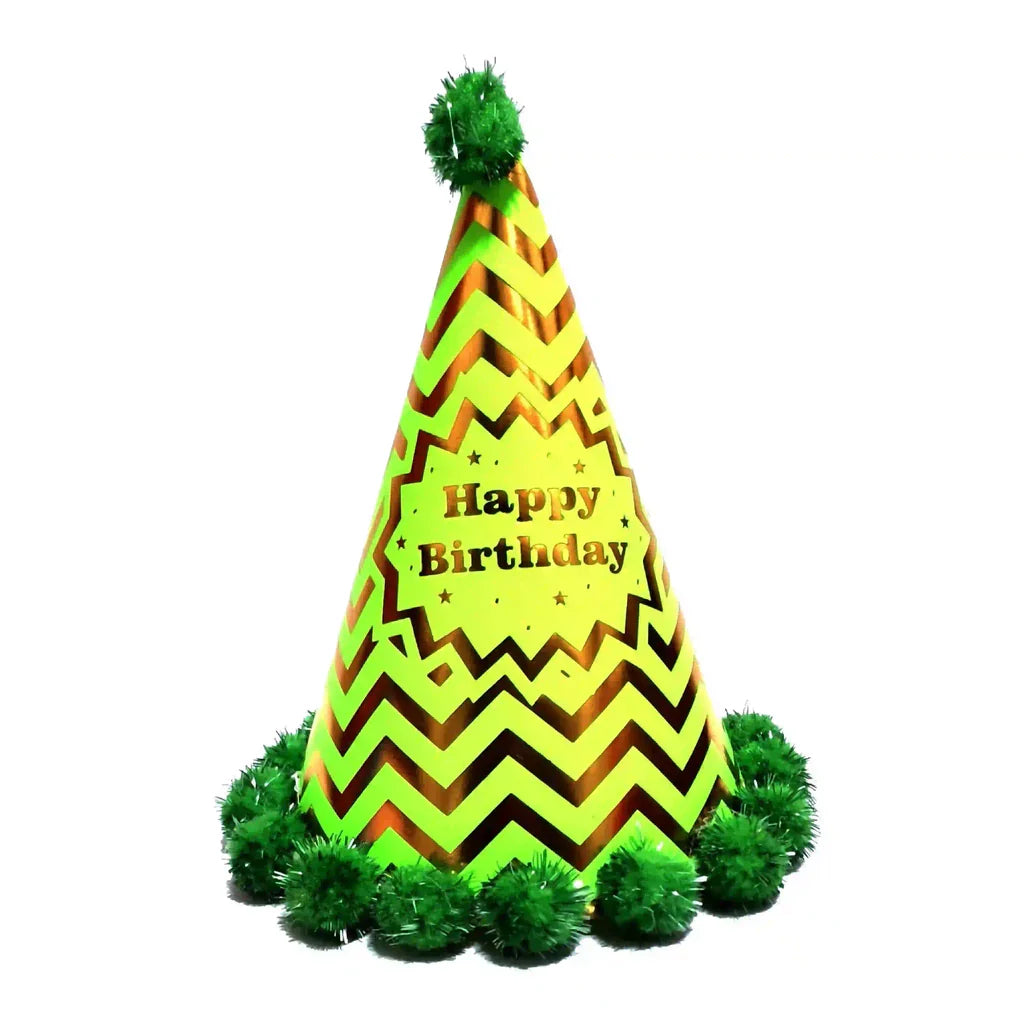 Zigzag Birthday Cap