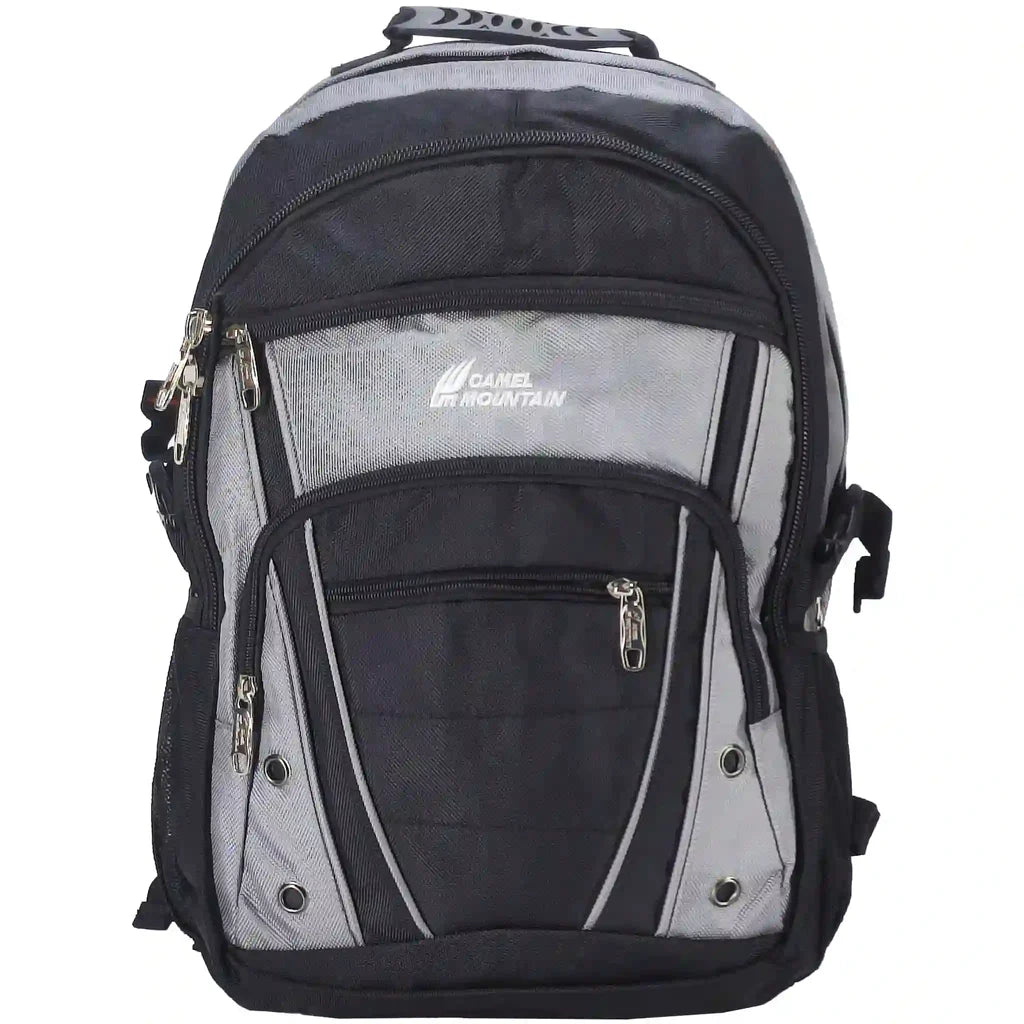 Camel Mountain Leather Backpack
