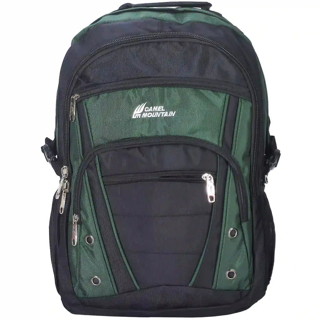 Camel Mountain Leather Backpack