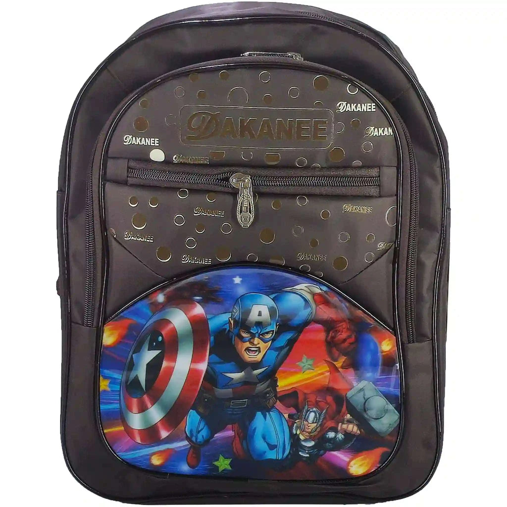 Captain America Themed School Bag
