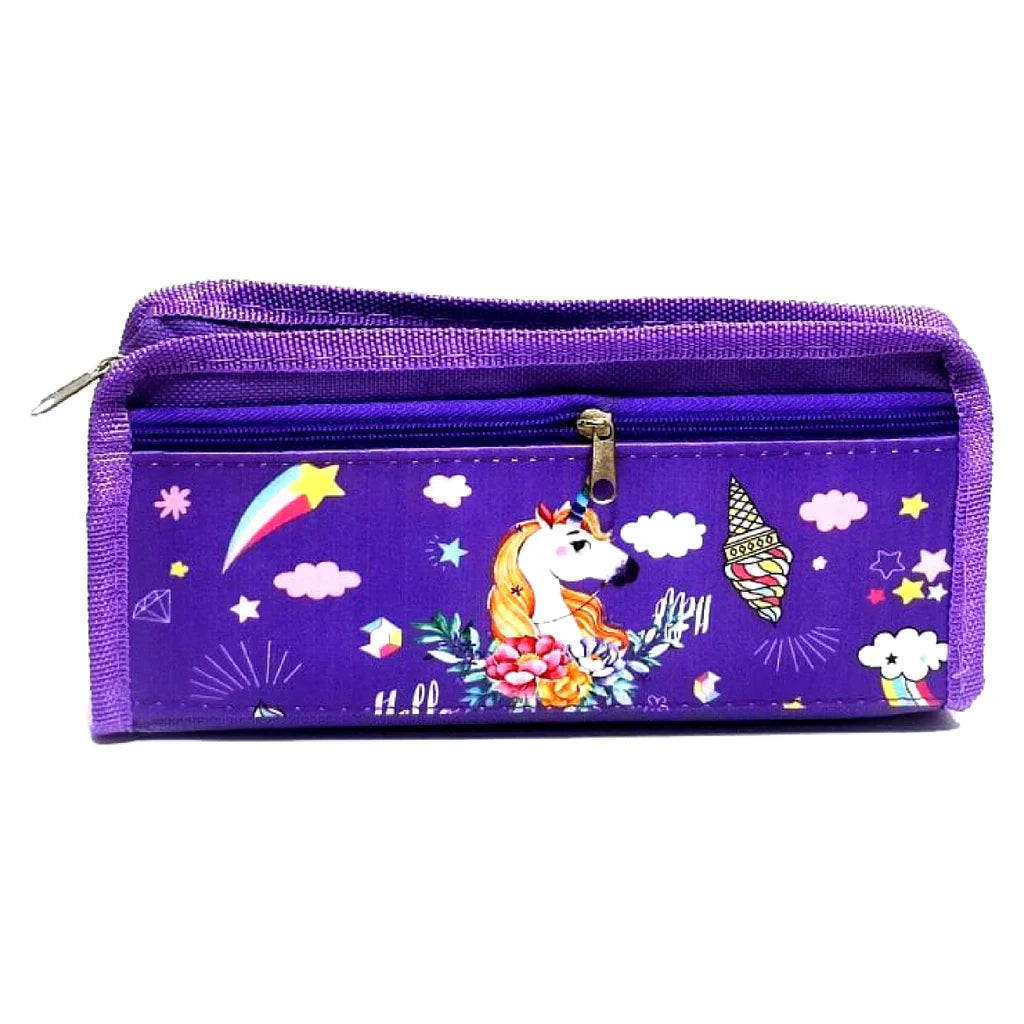 Dual Zipper Stationary Pouch