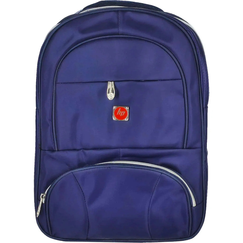 Hp laptop and school bag