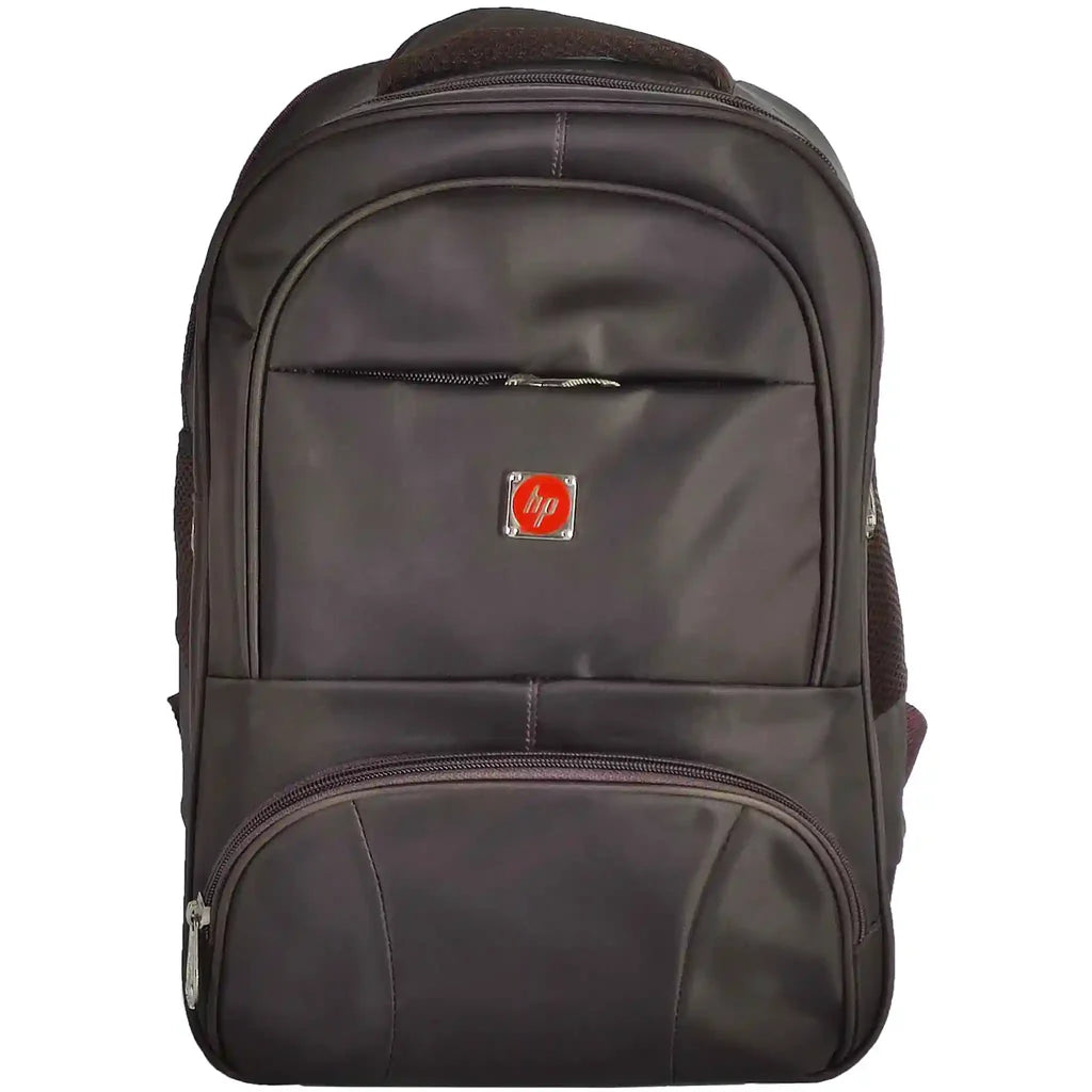 Hp laptop and school bag