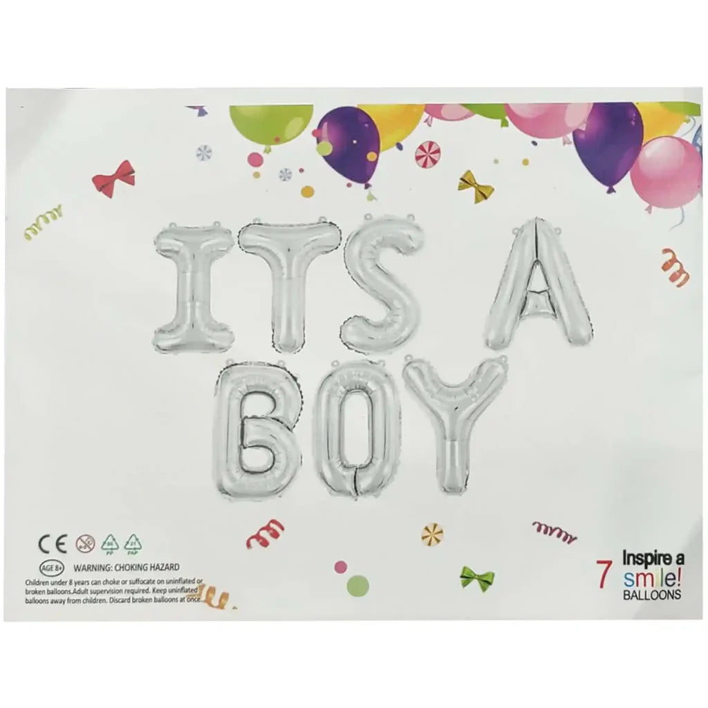 Its A Boy"Balloons Golden Foil Balloons