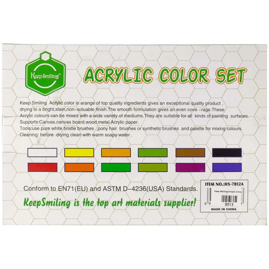 KeepSmiling Acrylic 12 Color HS7012A