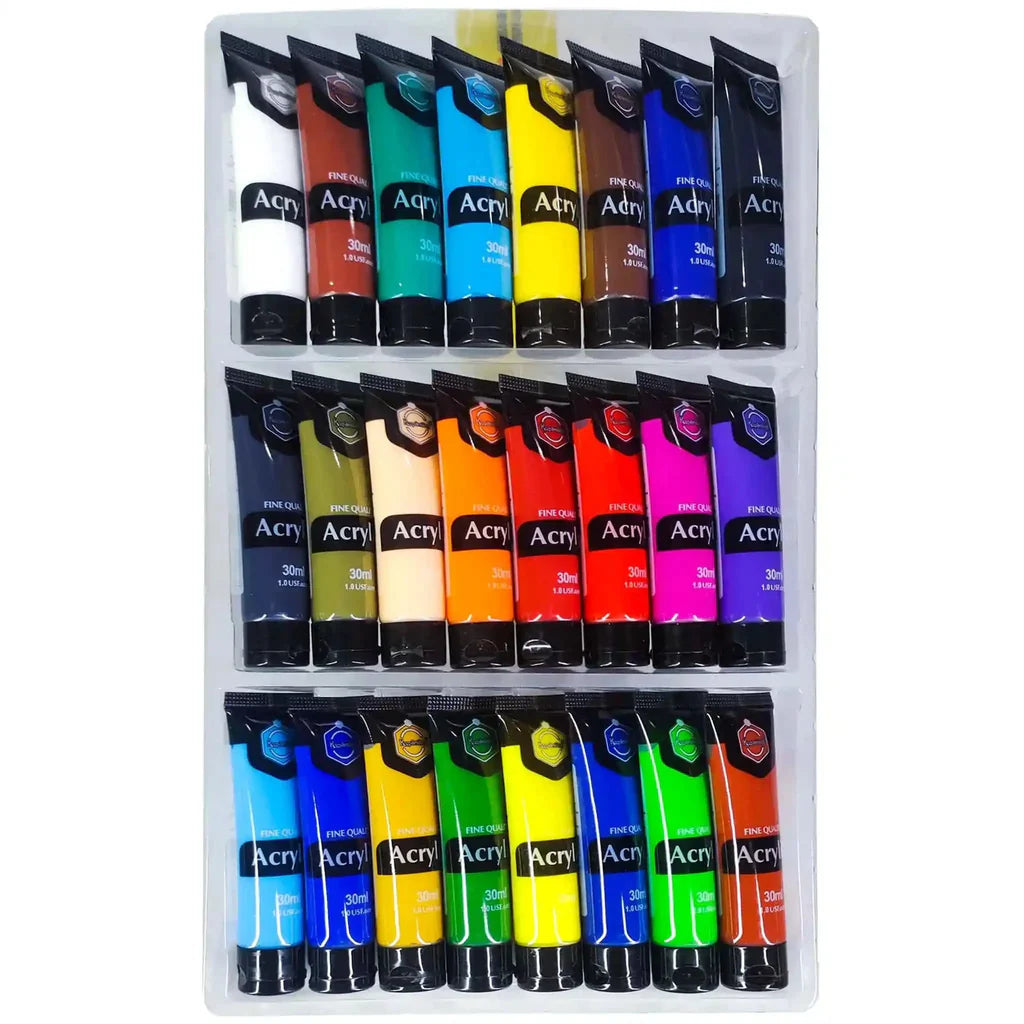 Keep Smiling Acrylic Paint Set 24Pcs x30ml