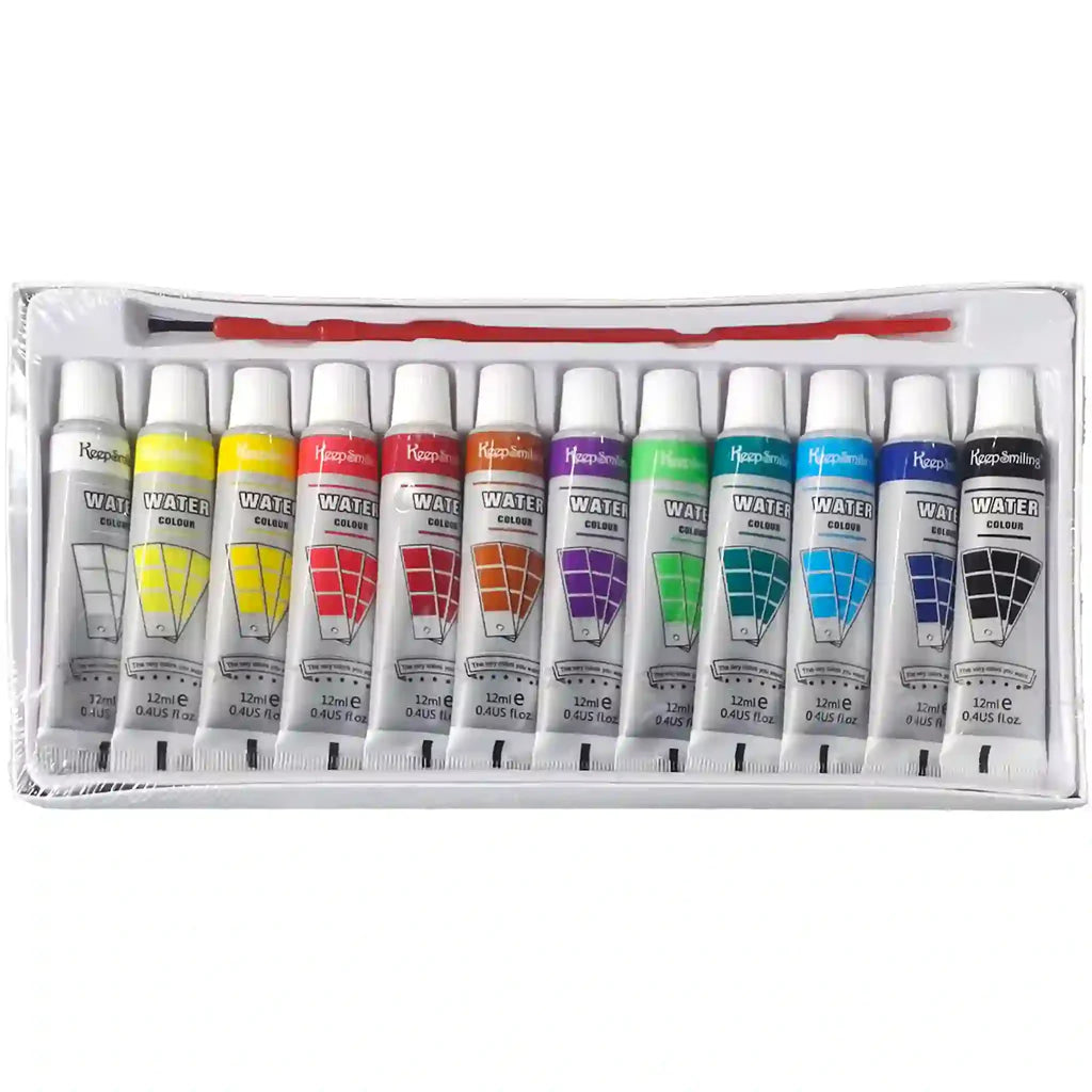 Keep Smiling Water Colour 12pcs Pack