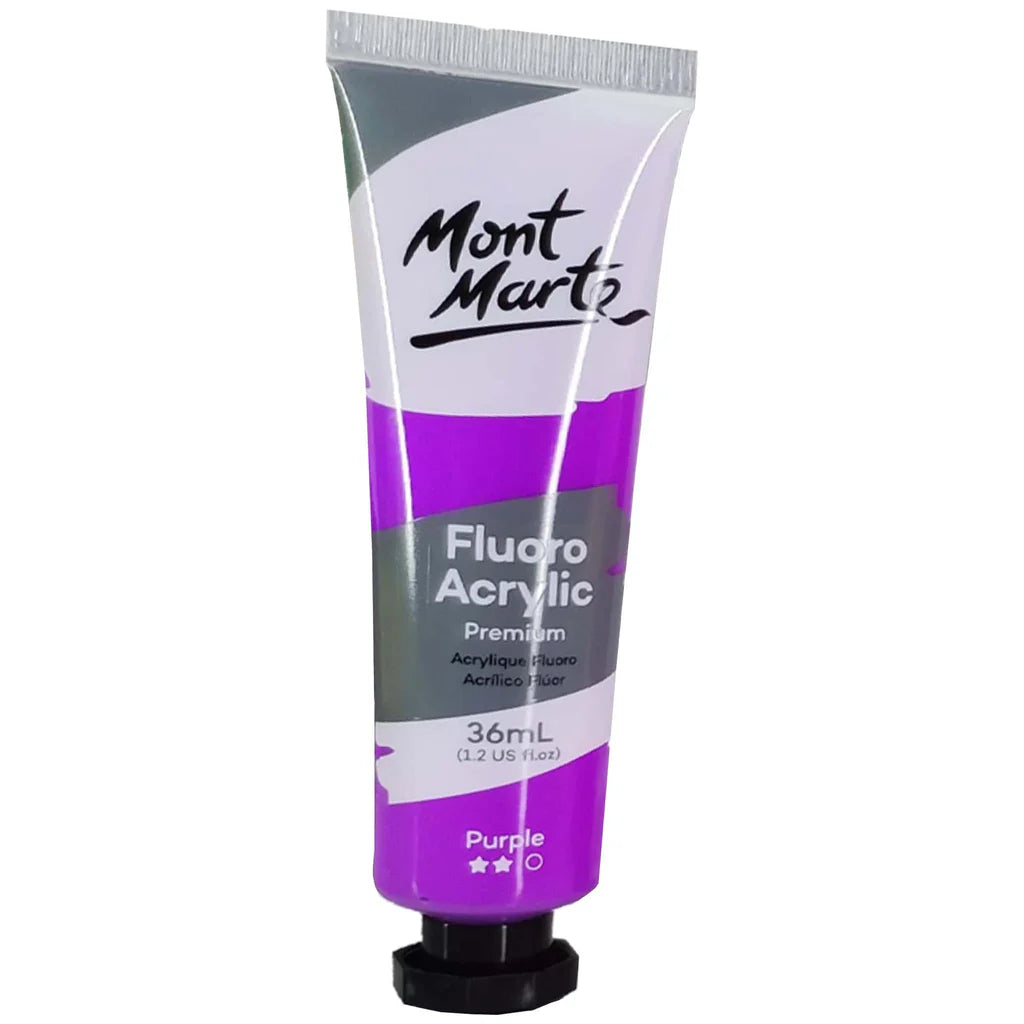 Mont Marte Flouro Acrylic Paint Set
