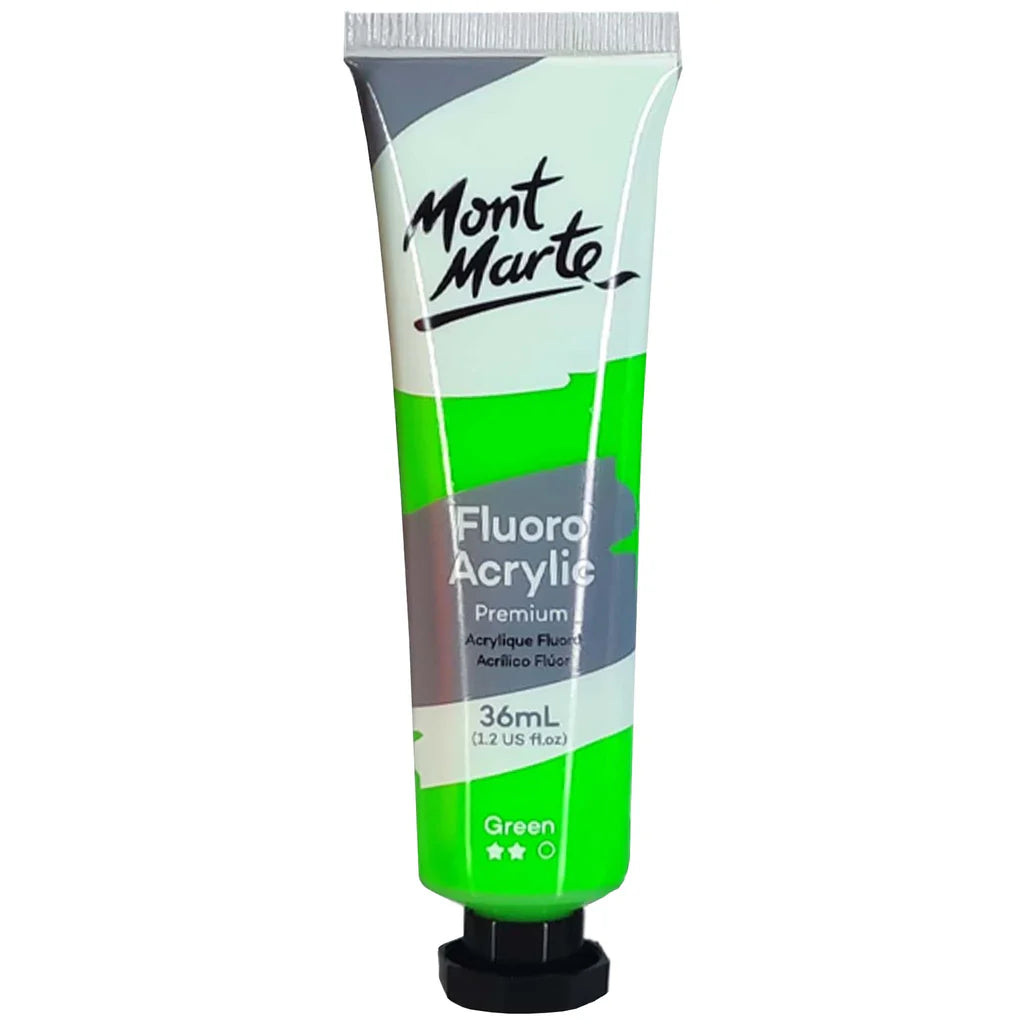 Mont Marte Flouro Acrylic Paint Set
