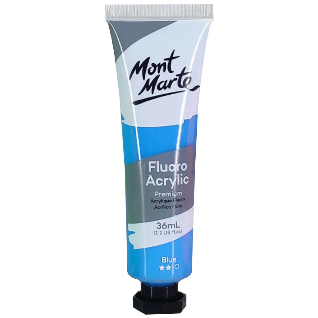 Mont Marte Flouro Acrylic Paint Set