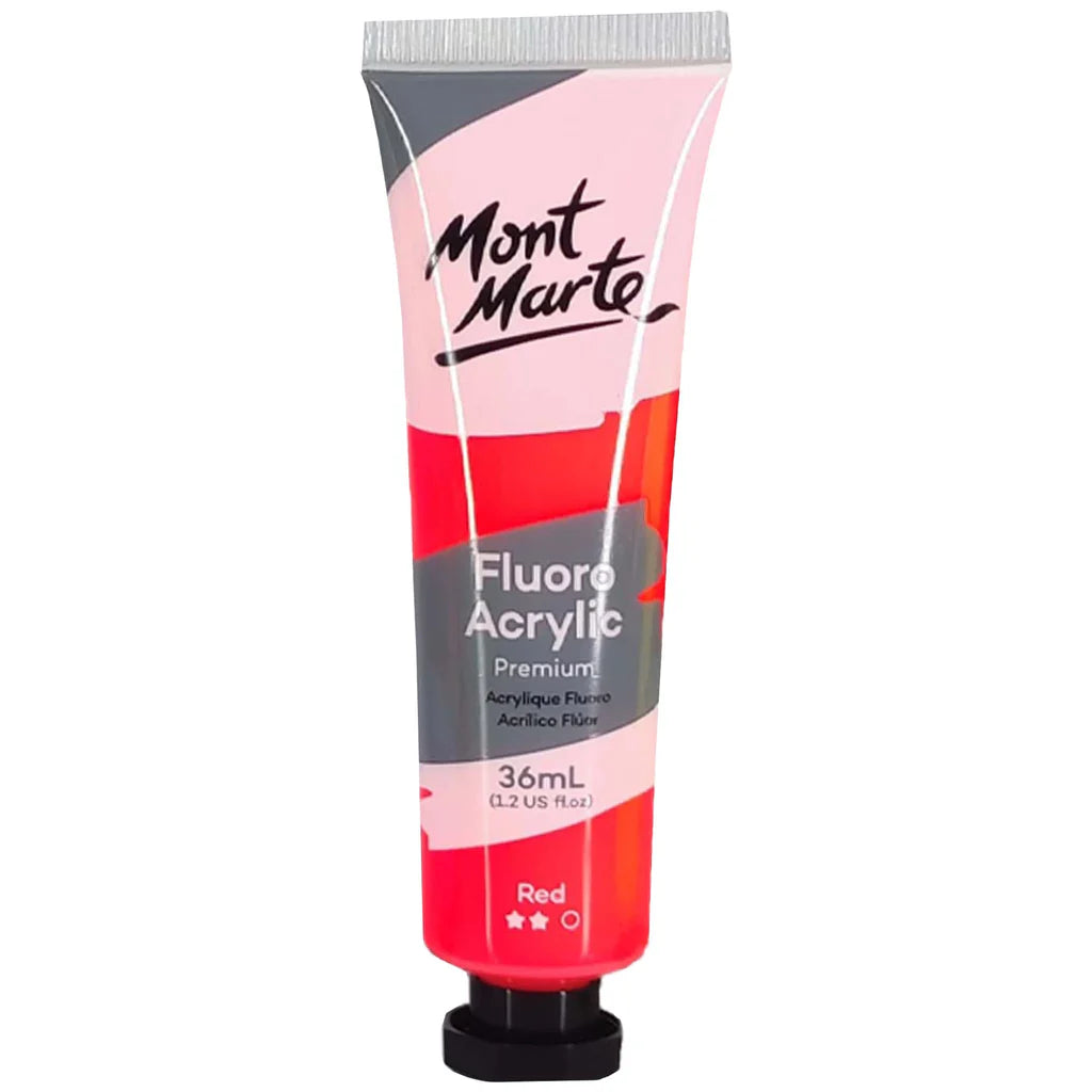 Mont Marte Flouro Acrylic Paint Set