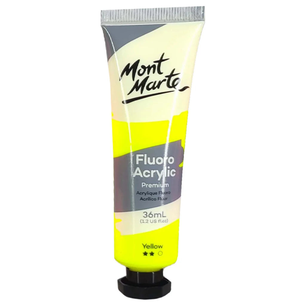 Mont Marte Flouro Acrylic Paint Set