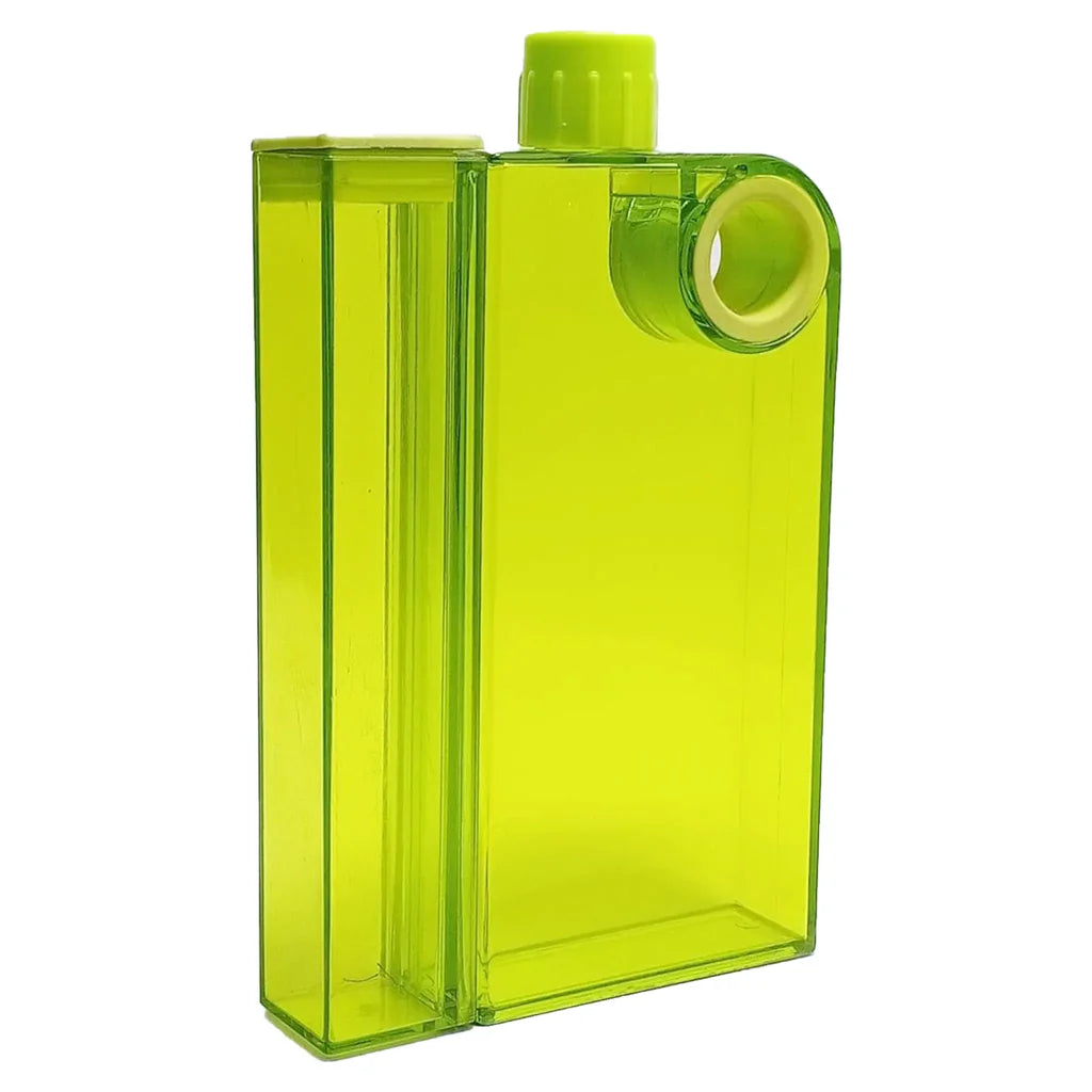 Portable Stylish Dual Portion Flat Water Bottle