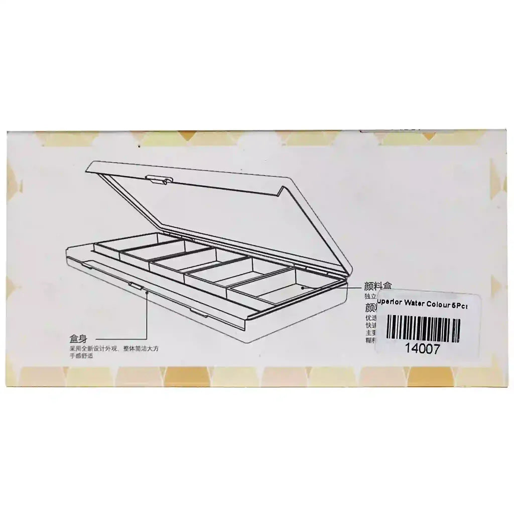 Superior Water Colour 5Pcs