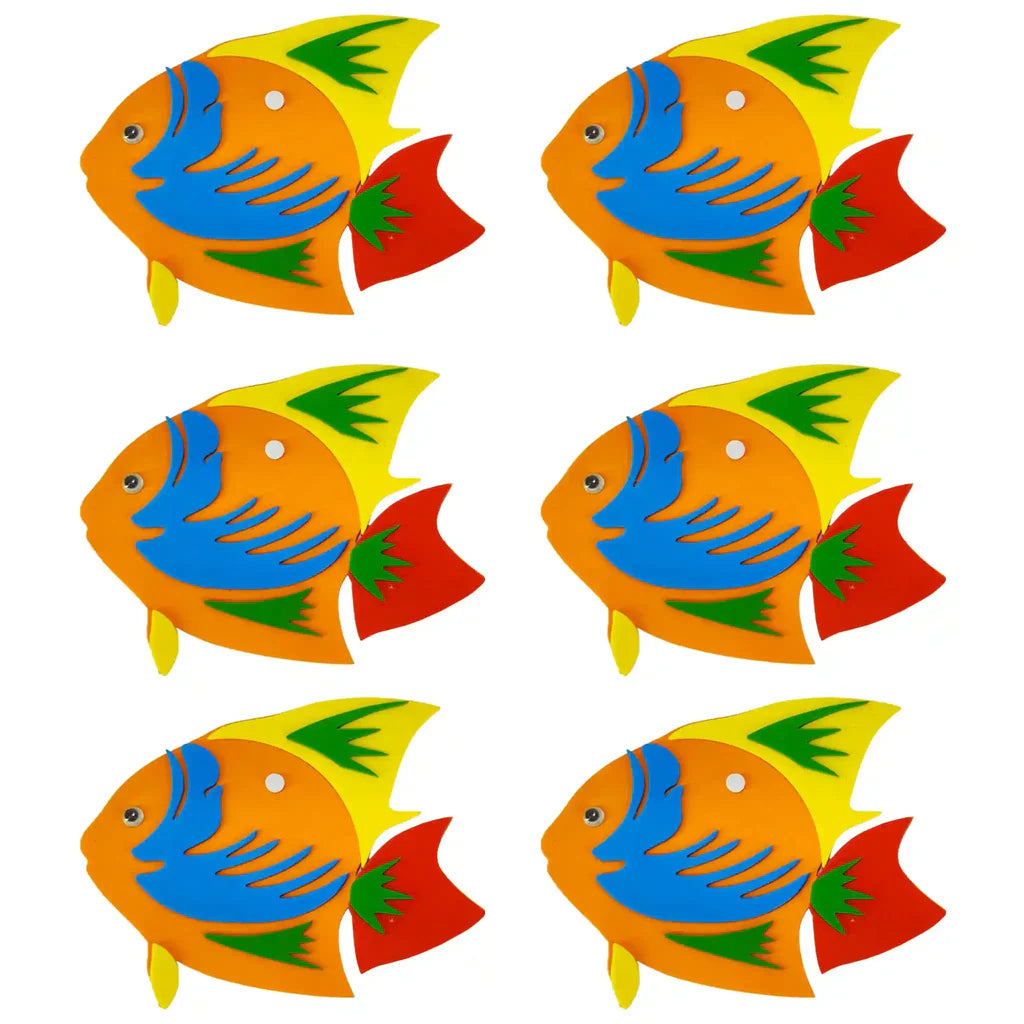 Fish Shape Fomic Sheet Stickers