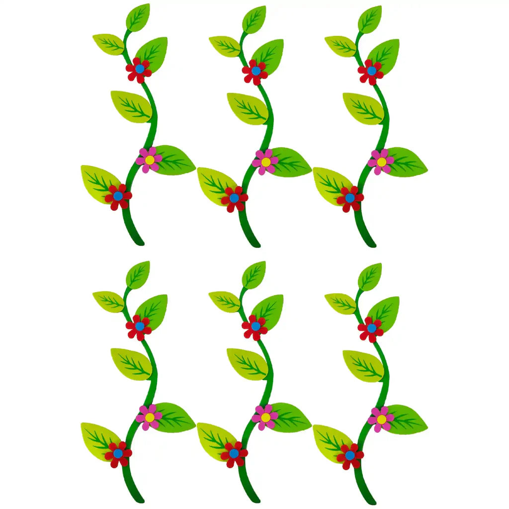 Flowers Fomic Sheet Stickers