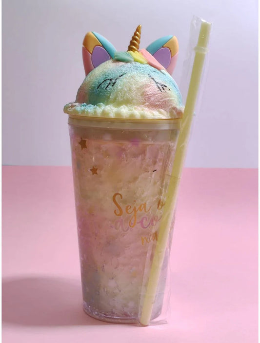 Caticorn Cold Cup Premium Quality , Straw Included
