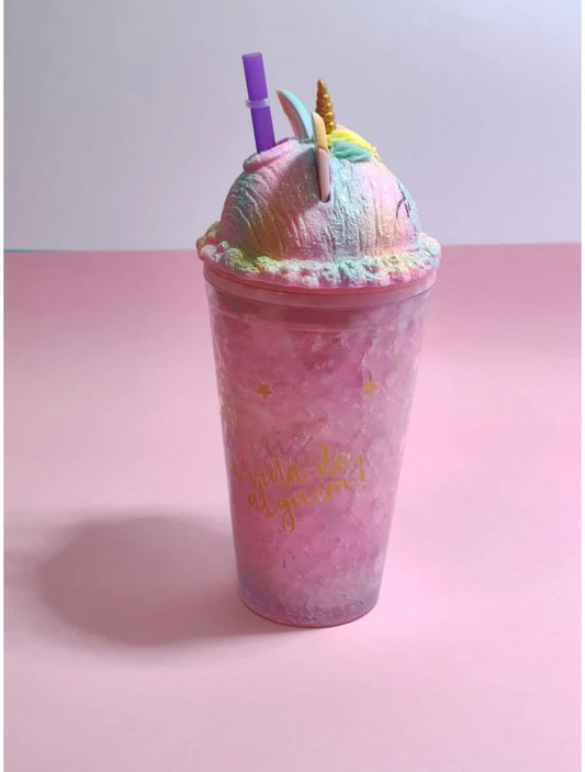 Caticorn Cold Cup Premium Quality , Straw Included