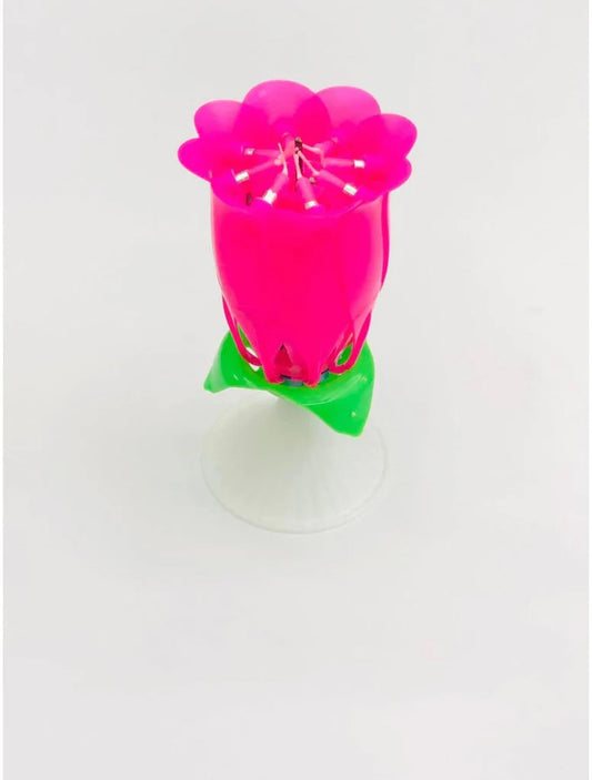 Flower Music Candle Art No.1838Z
