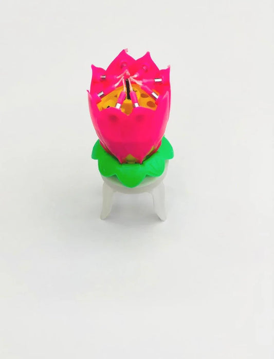 Little Sparkle Flower Music Candle Art No.1111Z