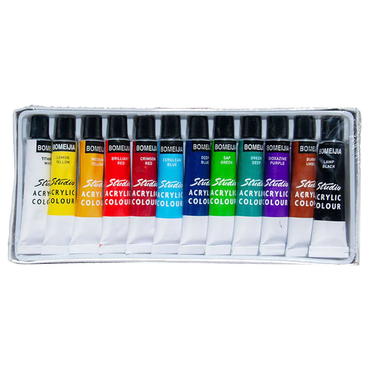 Bomeijia Studio Acrylic Colour 12Pcs