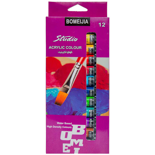 Bomeijia Studio Acrylic Colour 12Pcs