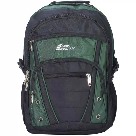 Camel Mountain Leather Backpack