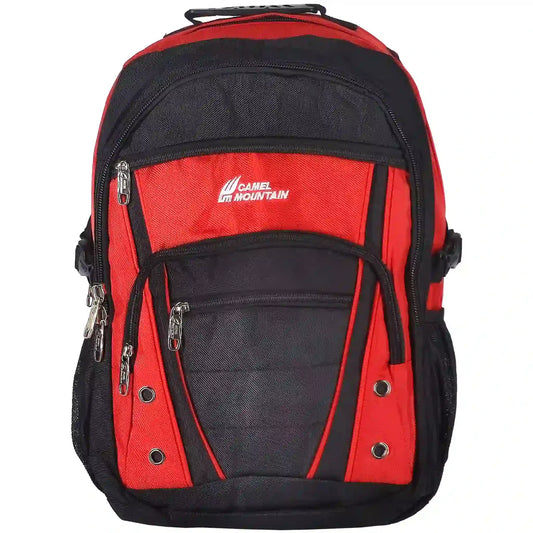 Camel Mountain Leather Backpack