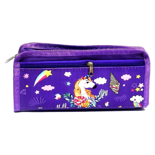 Dual Zipper Stationary Pouch