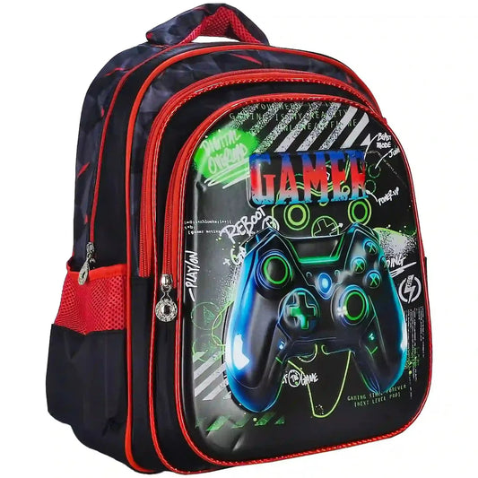 Junior Gamer Print Backpack