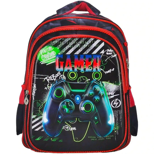 Junior Gamer Print Backpack