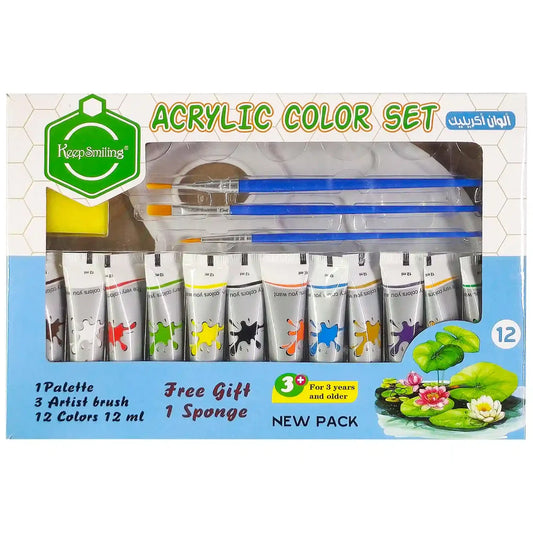 KeepSmiling Acrylic 12 Color HS7012A