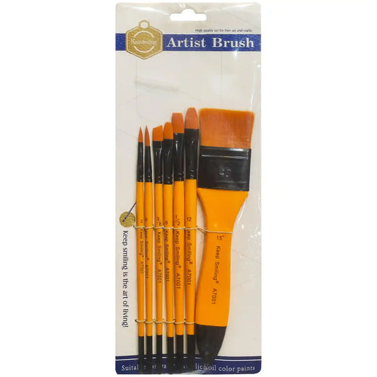 Keep Smiling Artist Brush Set 7Pcs A7001