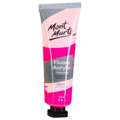 Mont Marte Flouro Acrylic Paint Set