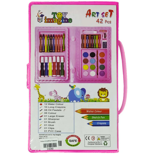 Multi Colour 42 Pieces Kit With Button Box