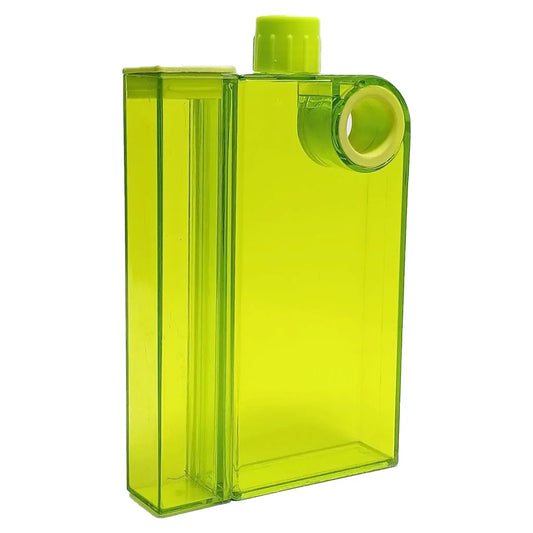 Portable Stylish Dual Portion Flat Water Bottle