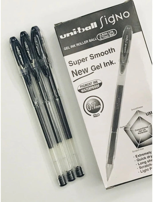 Uniball Signo UM120 Gel Rollerball Black Pen