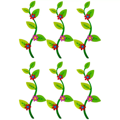 Flowers Fomic Sheet Stickers